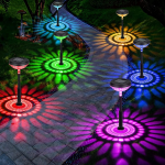 SET 2X Lampi solare Led, pentru gradina cu doua moduri de lumina