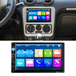 Ecran, Player auto 7018b, 2din, negru, radio fm, camera de vizualizare spate - imagine 3