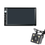 Ecran, Player auto 7018b, 2din, negru, radio fm, camera de vizualizare spate