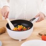 Tigaie Electrica Inteligenta Multifunctionala 26/30cm - Capacitate 3/4L, Plita pentru Gatit Rapid si Sanatos fara Aragaz