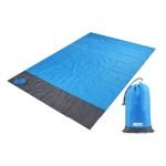 Covor plaja si picnic cu sac de transport, 200x150 cm