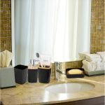 Set Accesorii Baie 6 Piese: Cos de gunoi, Dozator de sapun, Suport. Periute, Sapuniera, Perie Toaleta cu suport, Pahar - imagine 4