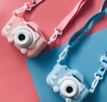 Camera foto digitala pentru copii. 32GB ALBASTRU - imagine 2