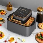 Air Fryer, Friteuza, 1700 W, 12L, Display Digital, 200 °C, Negru - imagine 5