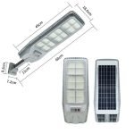 Lampa Solară LED cu Senzor de Mișcare și Telecomandă - 200W - imagine 2