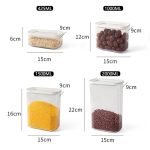 Set 5 Recipiente Ermetice Pentru Depozitare Alimente, Ingrediente, Condimente - imagine 5