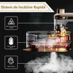 Aparat de Calcat, Portabil, Rotativ, Rezervor 50ml, 150°C, Dimensiuni Reduse - imagine 4