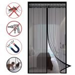 Set 2 Perdea Magnetica, Anti-Insecte, Neagra - imagine 3