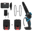 Mini drujba cu lant, fara fir, 2 lanturi