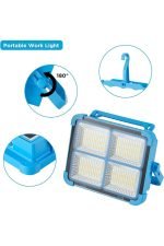 100W LAMPA LED SOLARA, REINCARCABILA, PORTABILA - imagine 2