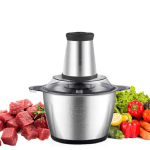 Tocator electric pentru carne si legume, 4 lame din otel inoxidabil de inalta calitate, Capacitate 2L