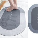Covoraș de baie super absorbant, Covor anti-aderare, uscare rapida