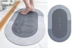 Covoraș de baie super absorbant, Covor anti-aderare, uscare rapida