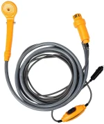 Set dus auto electric portabil pentru camping, 12 V, cablu 5M - imagine 3