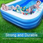 Piscina Gonflabila Dreptunghiulara, Rezistenta si Stabila 180x125x54 cm - imagine 2