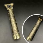 Masina profesionala de tuns barba si pentru contur, Fara fir/Portabil, Auriu - imagine 2