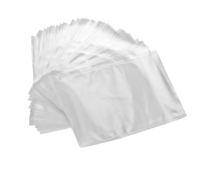 Pungi vidat Set 100 pungi pentru vidat, gofrate 17x25 cm - imagine 1