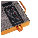 Plita ceramica profesionala inductie 2200W comanda digitala timer control temperatura - imagine 3
