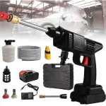 Aparat de spalat electric cu presiune puternica, 1/2 acumulator 48V, 8L/min, 20 Bari - imagine 3