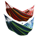 Set 2 Hamac multicolor din bumbac pentru curte sau gradina