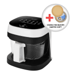 Friteuză cu aer cald capacitate 8.5 l, protectie supraincalzire, cu vas din yena transparent si rezistent + 100 Hartii Copt