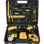 Trusa Bormasina cu 2 Acumulatori 48V, Autofiletanta cu Percutie cu 30 de accesorii