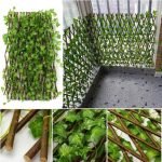 Gard viu artificial extensibil