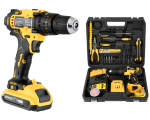 Trusa Bormasina cu 2 Acumulatori 21V 5Ah, Autofiletanta cu Percutie cu 30 de accesorii