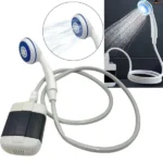 Dus portabil de camping cu robinet incorporat USB