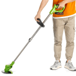 Motocoasa electrica 48V, 4000 mAh, 18000 RPM, cu 2 acumulatori - imagine 2