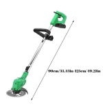 Motocoasa electrica 48V, 4000 mAh, 18000 RPM, cu 2 acumulatori - imagine 3