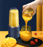 Mini Blender Portabil Juicer Cup, 6 Lame, 400 ml - imagine 2