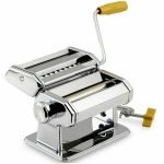 Masina pentru taitei si spaghete, 9 dimensiuni de taiere, Otel inoxidabil, Accesoriu fixare de masa