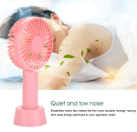 Set 2 MINI VENTILATOR PORTABIL, CU ACUMULATOR, INCARCARE USB,  2W - imagine 3