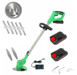 Motocoasa electrica 48V, 4000 mAh, 18000 RPM, cu 2 acumulatori - imagine 4