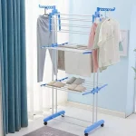 Uscator vertical, mobil si pliabil pentru rufe cu suport umerase