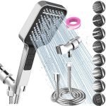 Cap de Dus cu 3 Functii, Buton Schimbare Jet - imagine 2