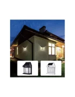 Set 10x Lampa solara de perete cu senzor de miscare - imagine 4