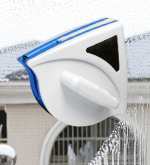 Stergator magnetic dublu pentru geamuri - imagine 2