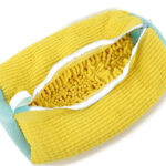 Sac pentru Spalat Incaltamintea la Masina, cu Fermoar Rezistent si Fibra Moale de Protectie 39x19 cm