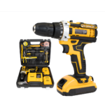 Kit Bormasina cu Percutie si 2 Acumulatori - Set Complet cu Statie Incarcare si Accesorii Premium - imagine 3