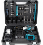 Cheie de Impact, Masina de Insurubat 550Nm, 43 accesorii Incluse, 2 Acumulatori 48V Li-Ion + Valiza Transport - imagine 6