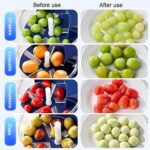Aparat automat de curatat struguri, usturoi si rosii cherry, instrument de indepartare a pielii pentru fructe mici - imagine 3
