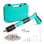 Pistol de cuie manual, 5 trepte putere, pentru beton, lemn și metal + 150 cuie