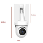 Camera bec WiFi V380 Pro 3MP HD, Vedere 360, Detectie Miscare Umana, Compatibila cu Aplicatia V380 Pro, 2.4G - imagine 8