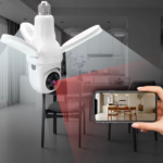 Camera bec WiFi V380 Pro 3MP HD, Vedere 360, Detectie Miscare Umana, Compatibila cu Aplicatia V380 Pro, 2.4G - imagine 7