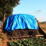 Prelata impermeabila cu inele, 150gr/m2, albastru 3x4 m - imagine 5