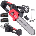 Drujba electrica cu lant 12 inch, cu 2 Acumulatori
