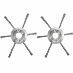 Set 1+1 Cap de tuns motocoasa cu perie din sârmă de oțel, pentru motocoasa benzina
