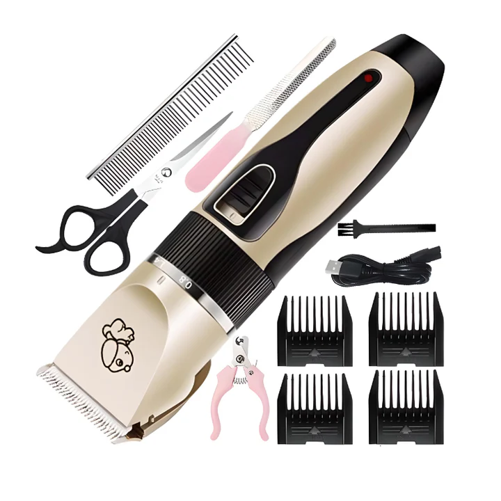 Tuns catetei Aparat profesional de tuns animale cu set complet accesorii - imagine 1